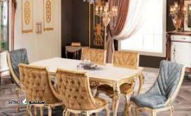 سرویس ناهار خوری تمام چوب راش