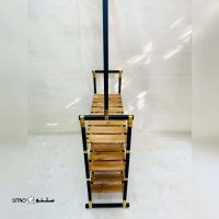 رگال لباس با سه طبقه پایین چوب   و بالا جا لباسی  قابلیت استفاده از تیله و غیره  با طراحی شیک و بخصوص  در ابعاد ۱۸۰*۱۱۰