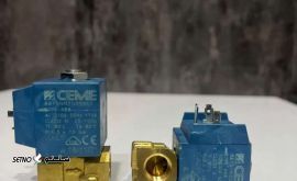قیمت شیر برقی ورودی آب دستگاه صنعتی اسپرسو  برند CEME ایتالیا / اصفهان / دروازه تهرانچ