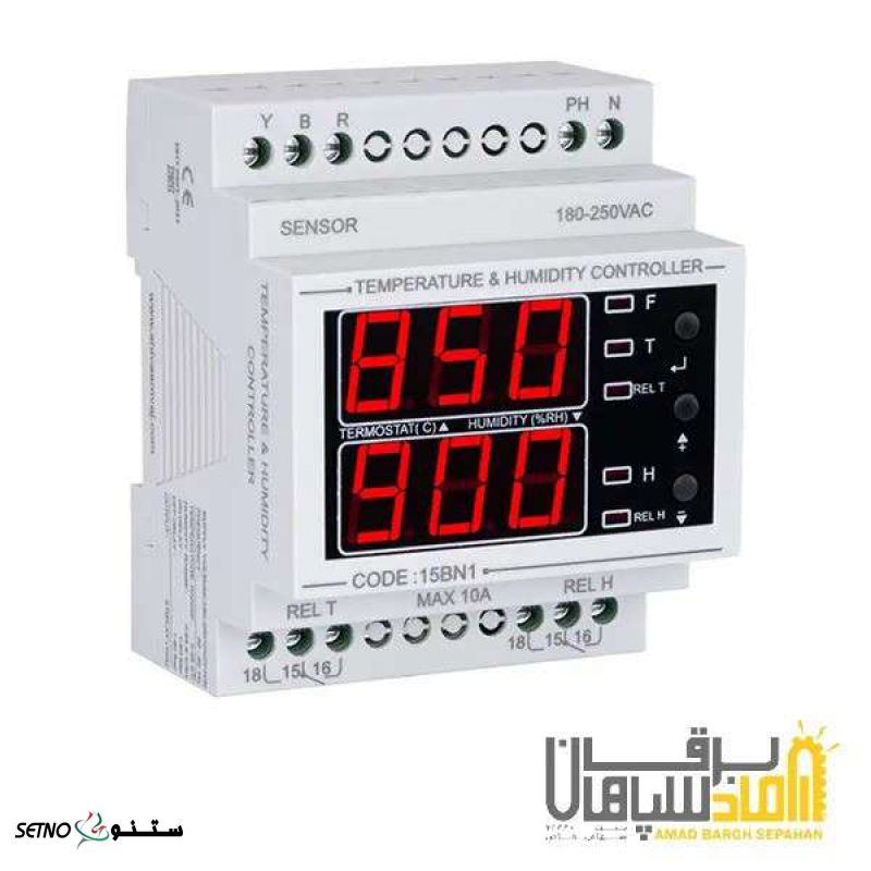 کنترل کننده دما و رطوبت شیوا امواج THBN-100- بیجار