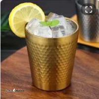 فروش لیوان دوجداره استیل طلایی بدنه چکشی / خیابان خرم / اصفهان