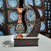 فروش تندیس گلدان مس پرداز طرح مهروماه / خیابان مجلسی / اصفهان