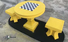 میز شطرنج بتنی اصفهان