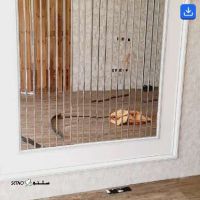 نصب و اجرای آینه سفید دکوراتیو / برنز طرح آبشاری / دروازه تهران / اصفهان