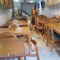 میز ناهارخوری ۶ نفره فرانسوی با صندلی حصیری اصفهان