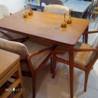 خرید و قیمت میز ناهارخوری ۴ نفره ماهواره‌ای رهنان
