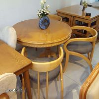 خرید و قیمت میز ناهارخوری ۴ نفره  گرد رهنان