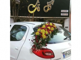 گل آرایی ماشین عروس در بهارستان